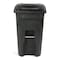 Toter 64 Gal. Trash Can Greenstone with Quiet Wheels and Lid ANA64 - alternate 7